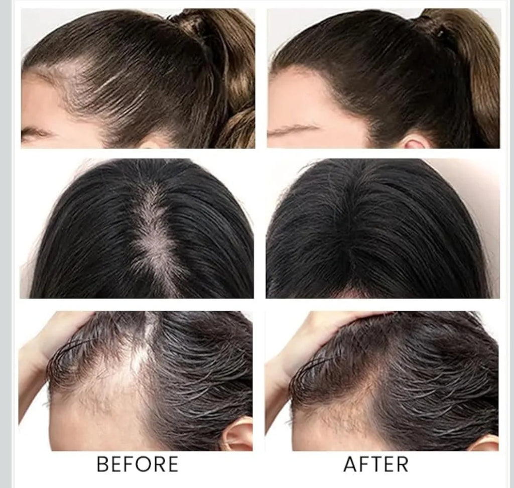 Black Hair Color Powder with Puff - Instant Grey Coverage | TYXXA STORE