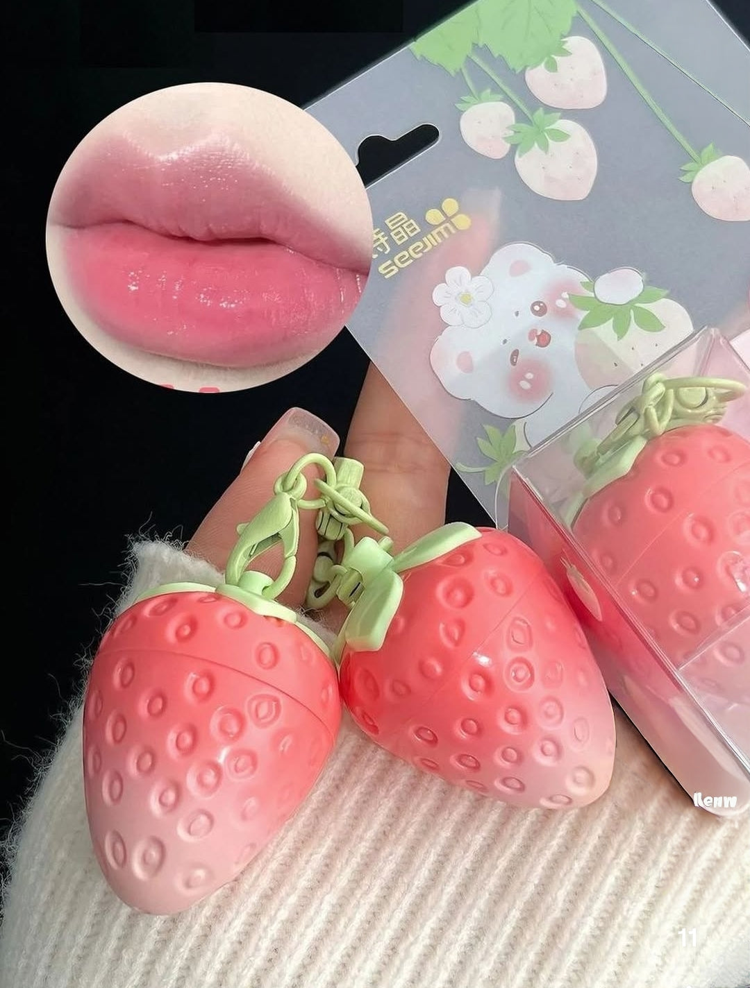 Strawberry Lip Balm - Ultra Hydrating Lip Care | TYXXA STORE