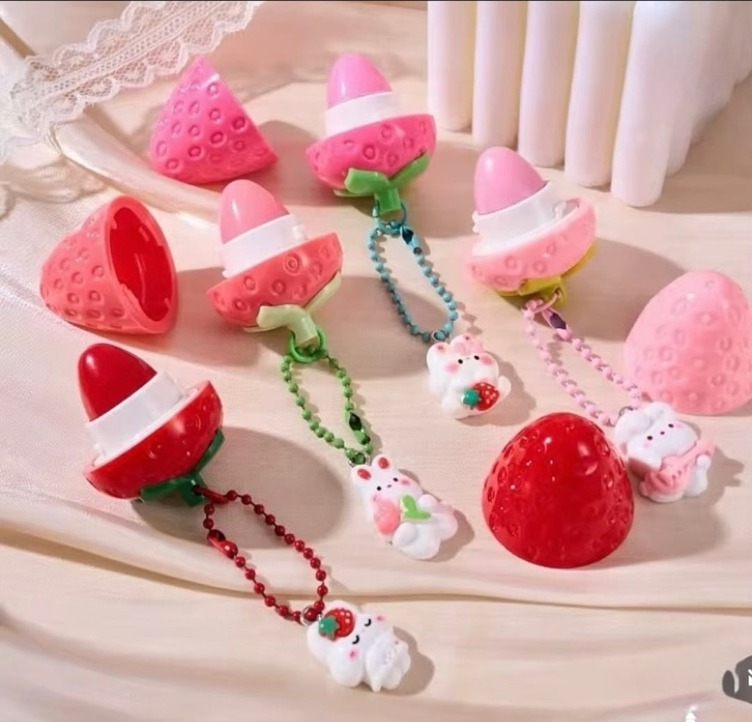 Strawberry Lip Balm - Ultra Hydrating Lip Care | TYXXA STORE