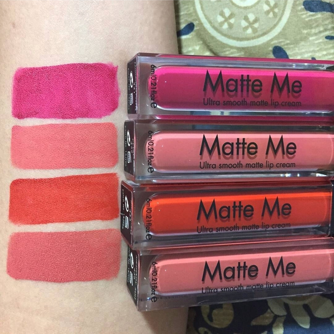 Matte Lipstick Pack of 4 - Long Lasting Lip Cream Set | TYXXA STORE